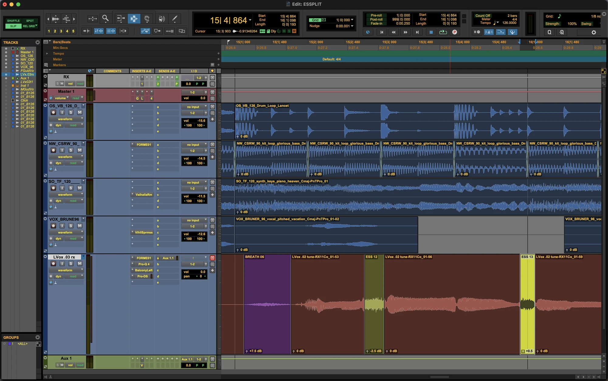 Finish it with clip gain.