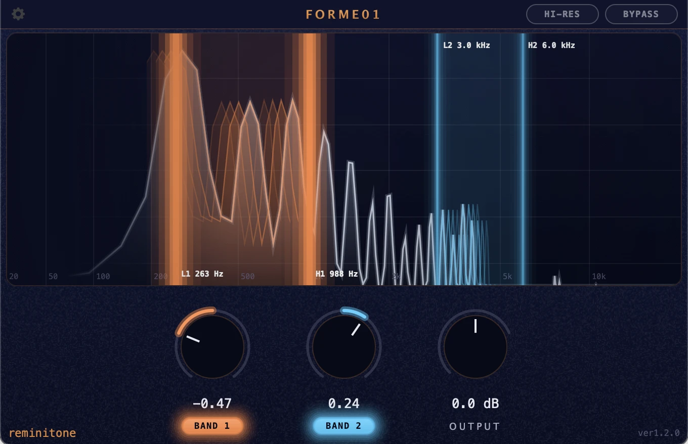 FORME01 plugin interface
