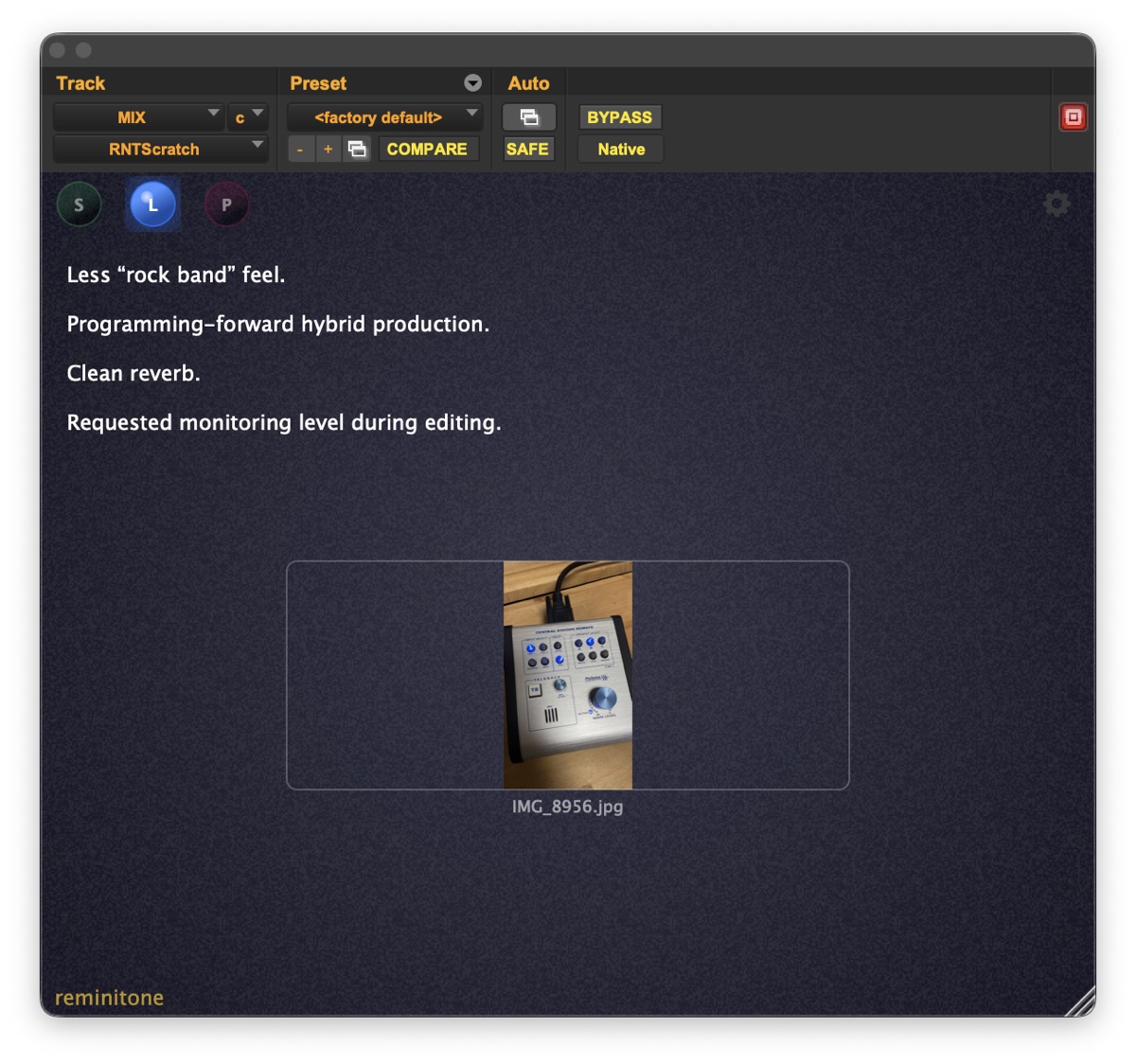 Local mode — private working notes