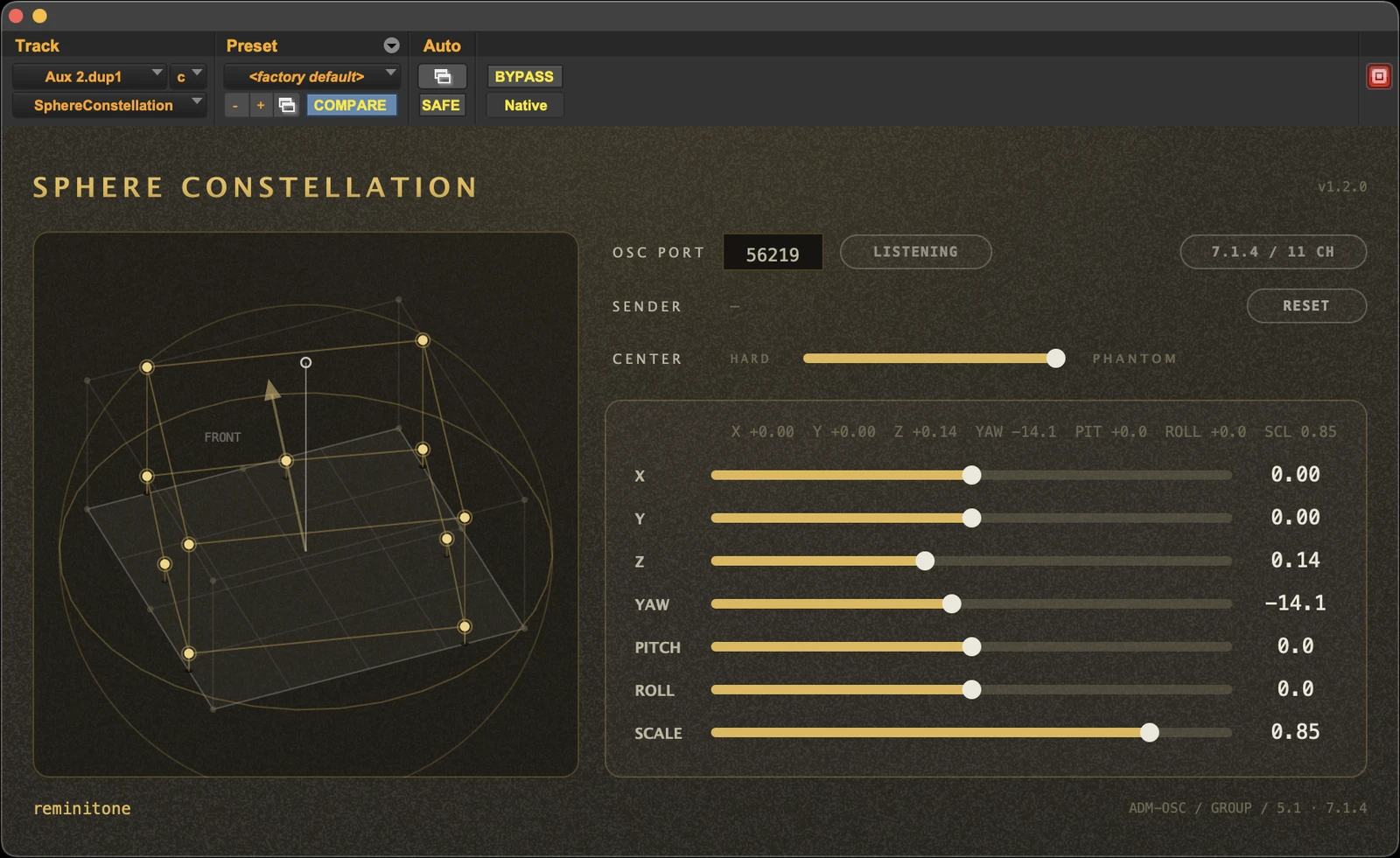 SphereConstellation plugin interface