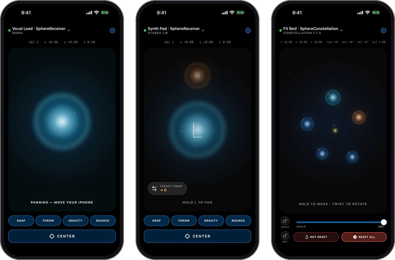 Sphere Flow Pocket plugin interface